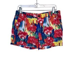 Merona Floral Cotton Shorts Size 6